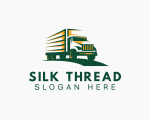 Transport Truck Forwarding logo design