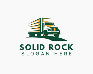 Transport Truck Forwarding logo design