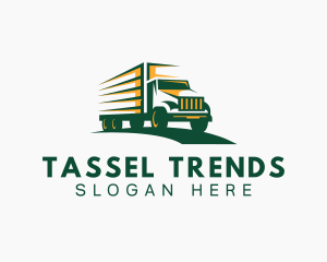 Transport Truck Forwarding logo design