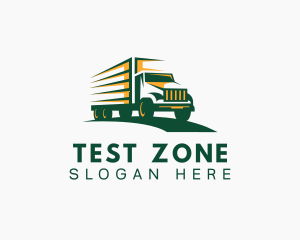 Transport Truck Forwarding logo design