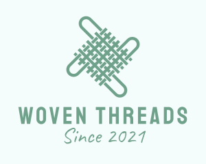 Green Weave Textile logo design