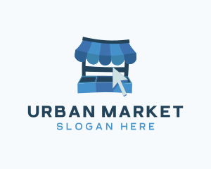  Online Shop Market logo design