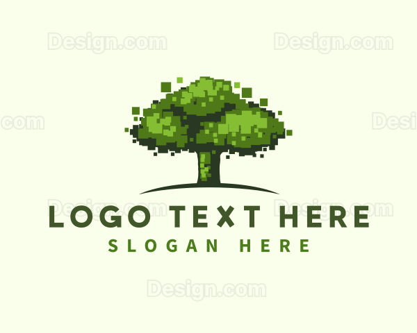 Pixel Tree Technology Logo