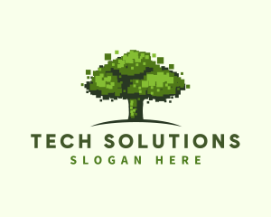 Pixel Tree Technology Logo