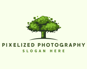 Pixel Tree Technology logo design