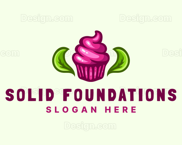 Pastry Cupcake Food Logo