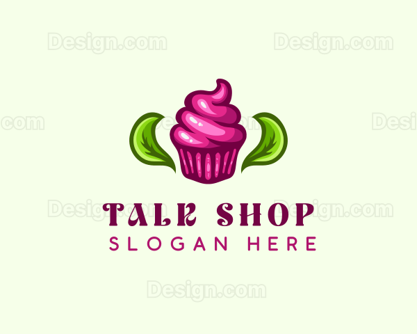 Pastry Cupcake Food Logo