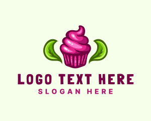 Food - Pastry Cupcake Food logo design