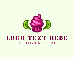 Pastry Cupcake Food Logo