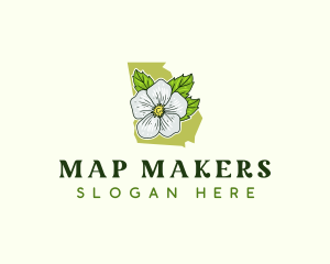 Georgia Cherokee Rose logo design