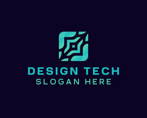 Generic Square Tech Developer logo design