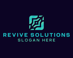 Generic Square Tech Developer logo design