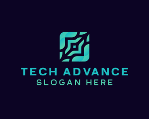 Generic Square Tech Developer logo design