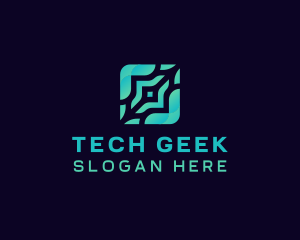 Generic Square Tech Developer logo design