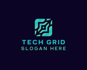 Generic Square Tech Developer logo design