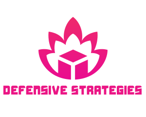 Pink Lotus Cube logo design