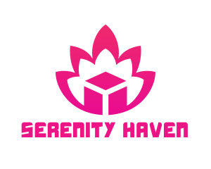 Pink Lotus Cube logo