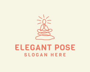 Yoga Rock Balance logo design