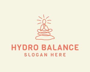 Yoga Rock Balance logo design