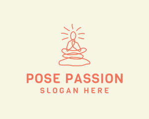 Yoga Rock Balance logo design