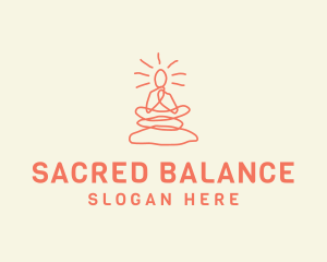 Yoga Rock Balance logo design