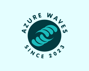 Water Ocean Wave logo design