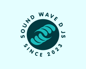 Water Ocean Wave logo design