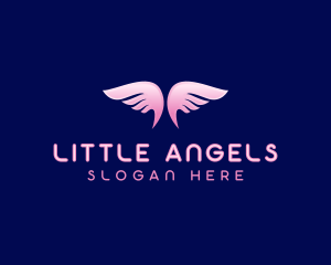 Angelic Holistic Wings logo design