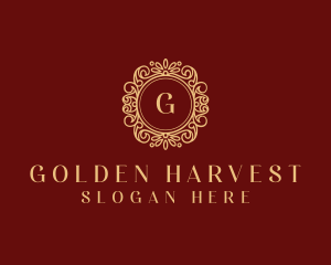 Golden Ornamental Boutique logo design