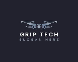 Drone Aerial Tech logo design