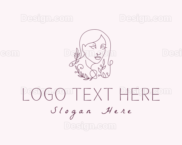 Elegant Nature Goddess Logo