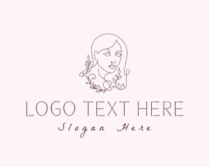 Elegant Nature Goddess logo