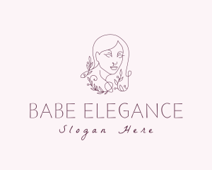 Elegant Nature Goddess logo design