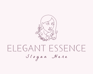 Elegant Nature Goddess logo design