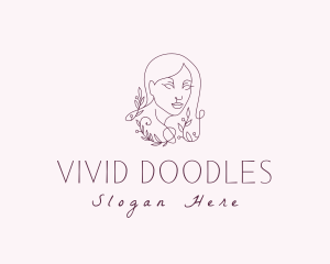 Elegant Nature Goddess logo design