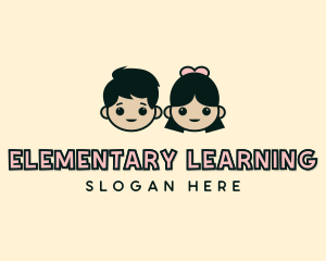 Children Daycare Learning logo design