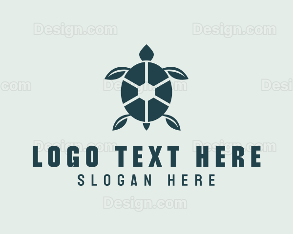 Green Leaf Turtle Logo