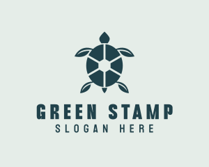 Green Leaf Turtle logo design