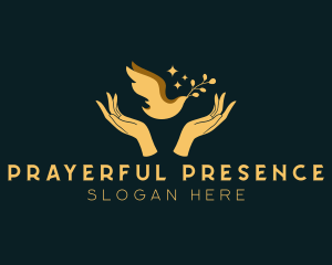 Religious Dove Bird logo design