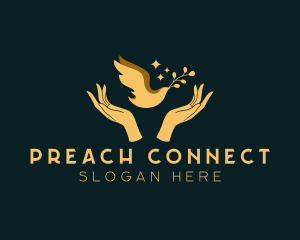 Religious Dove Bird logo design