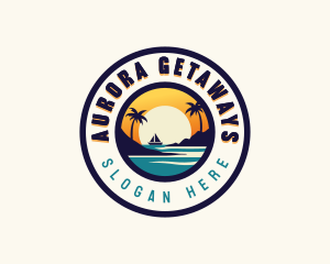 Ocean Boat Getaway logo design