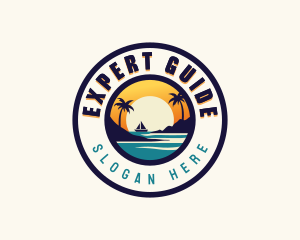 Ocean Boat Getaway logo design