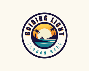 Ocean Boat Getaway logo design