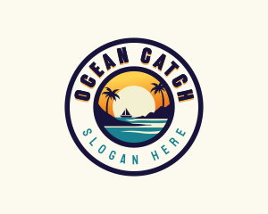 Ocean Boat Getaway logo design