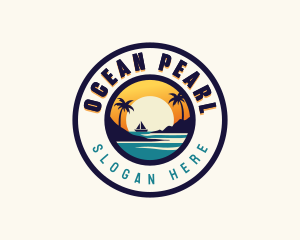 Ocean Boat Getaway logo design