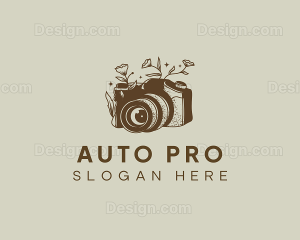 Camera Floral Creative Studio Logo