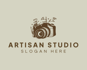 Camera Floral Creative Studio logo design