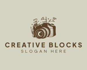 Camera Floral Creative Studio logo design