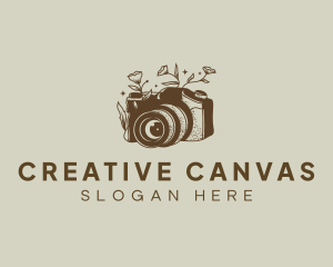 Camera Floral Creative Studio logo design