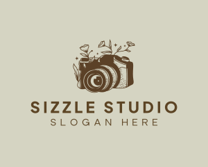 Camera Floral Creative Studio logo design